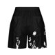 thumbnail image 5 of Mujeres Pantalones Cortos Ilustración de Verano Casual Encaje Hasta el Bolsillo Elástico, Pantalones Cortos Casuales para el Día Y el Ocio, 5 of 5