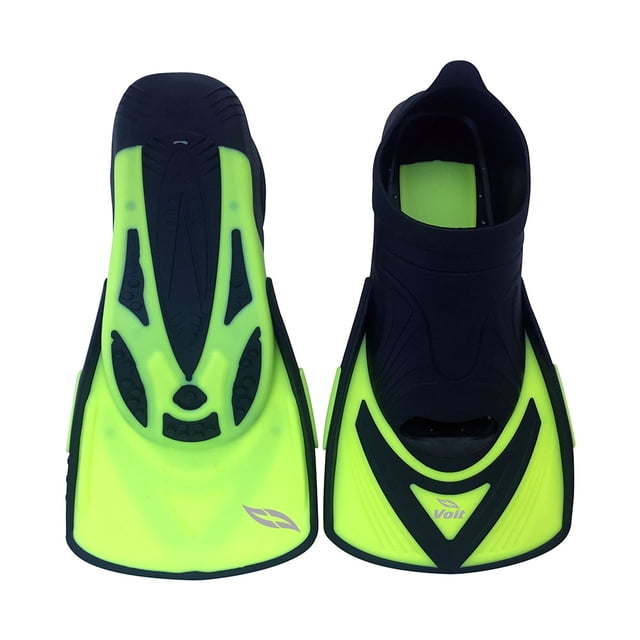 Voit Aletas de Natación, aletas para nadar para niños, Aletas para Alberca Talla Grande (21.5 - 23 cm) color Verde unisex
