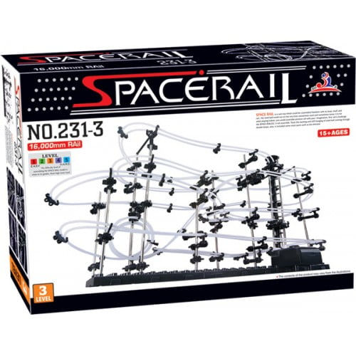 SpaceRail Marble Ball Roller Coaster Track Level 3 Sky Rail Run Set