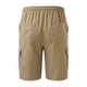 thumbnail image 5 of pstuiky Pantalones cortos para hombre, Pantalones cortos casuales hasta la rodilla con múltiples bolsillos y bolsillos para hombre Pantalones cortos de baloncesto, 5 of 5