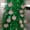 A, variant on Collapsible Green Tinsel Christmas Tree with Peppermint Candy Ornaments, Slim Pop-Up Artificial Holiday Tree for Small Spaces Apartment Indoor Xmas Decor,7.5