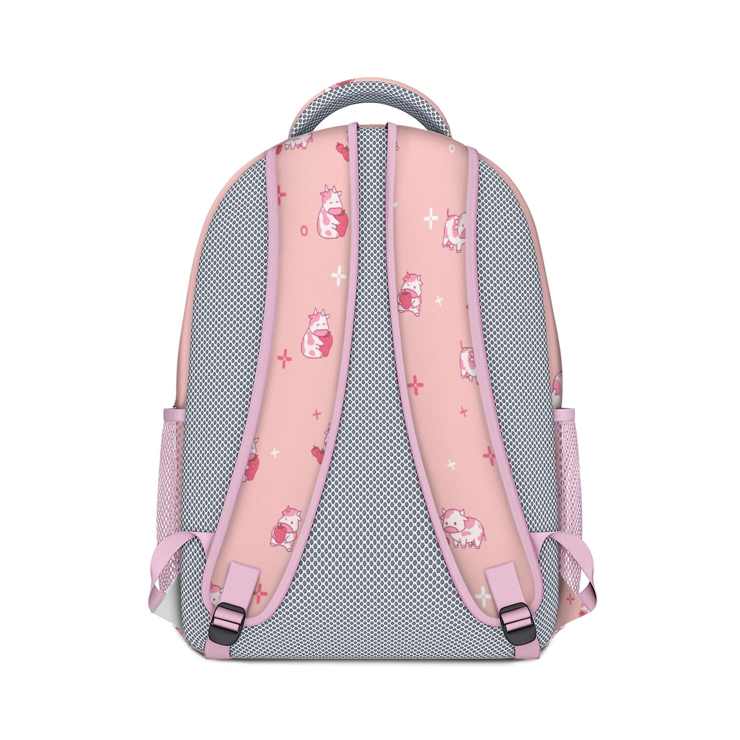 Highland Cow Print Waterproof Bookbag - Breathable & Stylish School Backpack with Spinal Support Design for Cow Lovers & Farmhouse Style