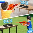 thumbnail image 7 of Huge Wave Digital Shooting Targets Set with Foam Dart Blaster, Electronic Scoring Auto Reset 3 Targets, Christmas Toys for Boys 8-10,Outdoor Shooting Game Toys for Kids Boys 5-7, 7 of 7