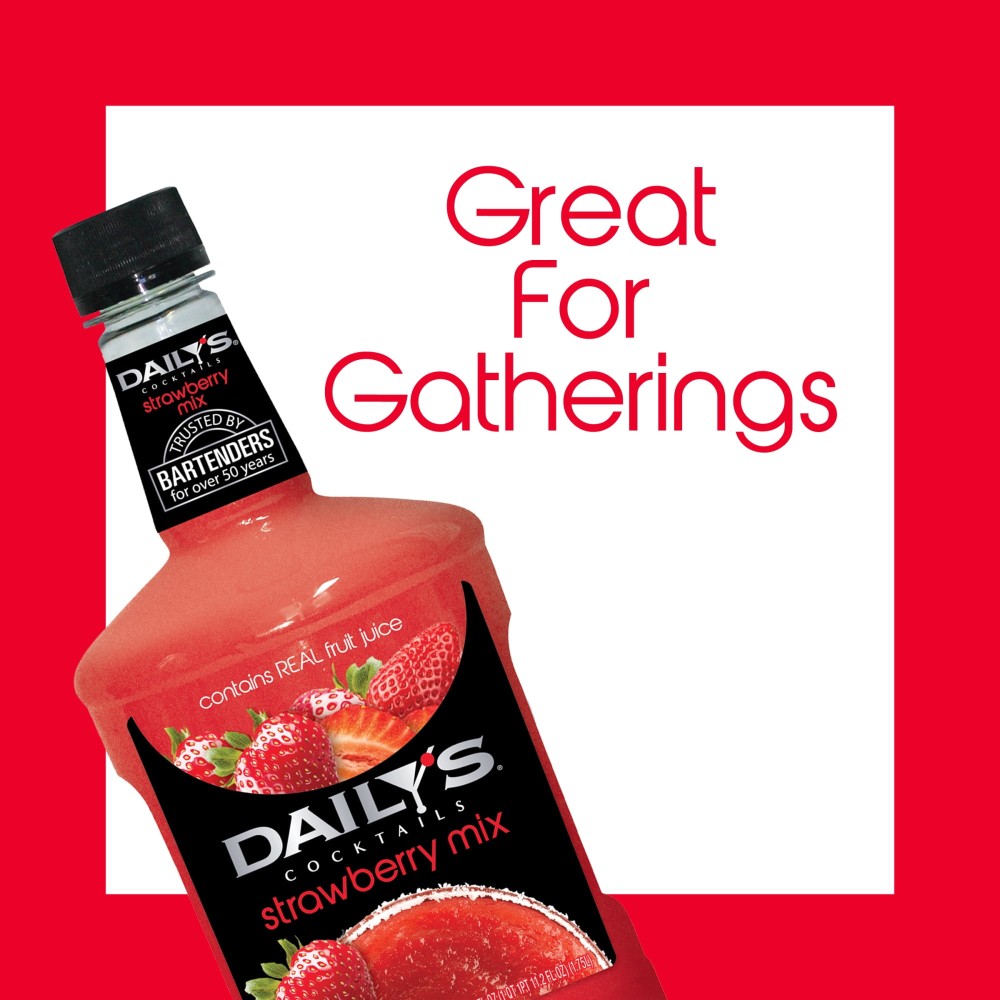 Daily’s Strawberry Cocktail Mix, 1 L Bottle