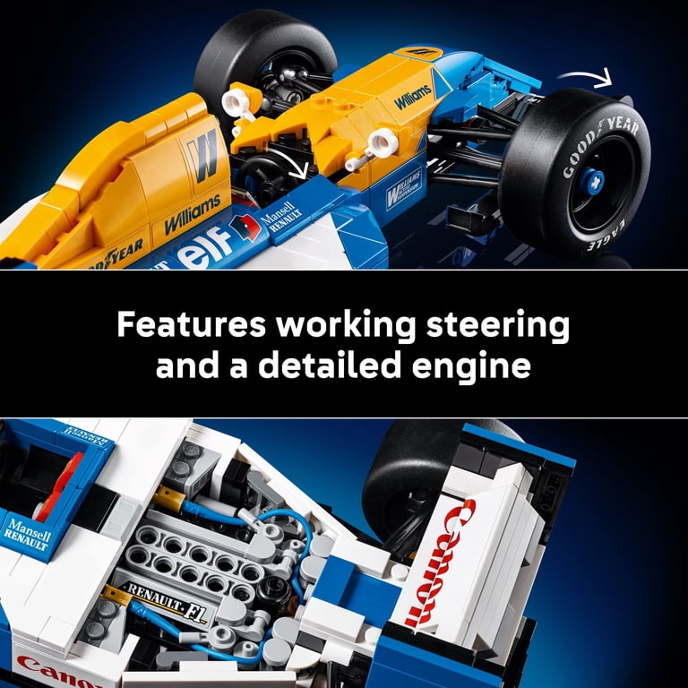 LEGO Icons Williams Racing FW14B & Nigel Mansell F1 Model Car Kit