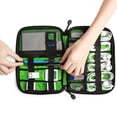 thumbnail image 3 of HEVIRGO Waterproof Earphone Digital USB Cable Flash Drives Storage Pouch Bag Organizer,Black, 3 of 9