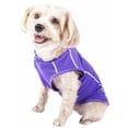 thumbnail image 4 of Pet Life ® Active 'Racerbark' 4-Way-Stretch Yoga Fitness Dog T-Shirt Tank Top, 4 of 9
