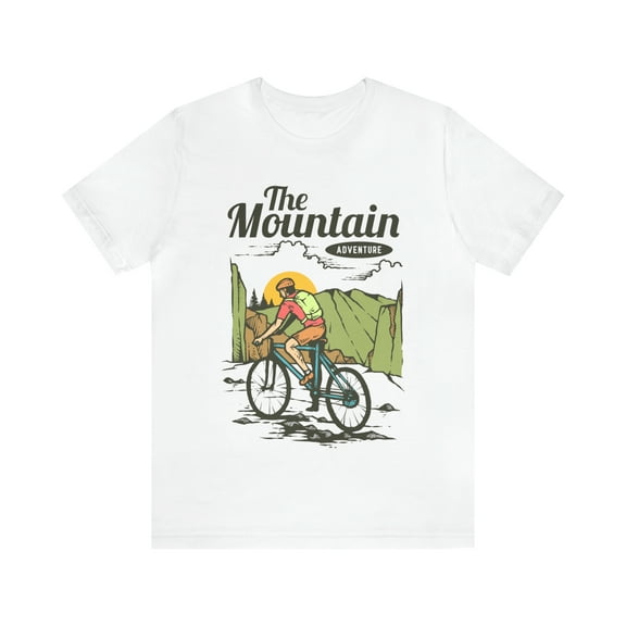 The Mountain Adventure Bicycle Streetwear Fit Jersey Short Sleeve T-Shirt