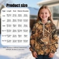 thumbnail image 7 of Pzuqiu Camo Hunting Deer Girls Sweaters 4-5 Comfortable Warm Children Pullover Hoodies Sweatshirt Versatile Long Sleeve Jacket Outfits Practical Fuzzy for Kids and Toddlers, 7 of 7