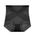thumbnail image 4 of KHONTS Women's High Waist Seamless Shapewear Underwear Breathable No-Show Tummy Control Body Shaper Briefs Black L, 4 of 4