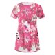 thumbnail image 5 of Blusas de Manga Corta para las Mujeres Botón Impreso Cuello Redondo Top Casual, Blusas para las Mujeres Casual, 5 of 5