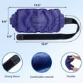 thumbnail image 4 of Rebelduck Large Ice Pack, Reusable Gel Hot Cold Therapy Wrap for Back Pain, Lumbar Hip Knee Shoulder, Navy, 4 of 6