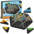 thumbnail image 1 of KEINXS Chain Triangle Chess Game  Triggle Elastic Band Game  Family Games for Kids and Adults  Family Fun Night Chess Set  Chain Board Chess Desktop Puzzle Interactive Brain Teaser  2 to, 1 of 7