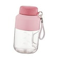 thumbnail image 2 of Licuadora portátil exprimidor automático USB de mano exprimidor de frutas 1000 ml eléctrico Tapa simple rosa, 2 of 9