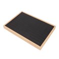 thumbnail image 1 of Ring Storage Display Box, 100 Slots Multipurpose Wear Resistant Black Jewerly Organizer Case  For Dressing Table, 1 of 8