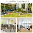 thumbnail image 6 of Jhsomdr 40" Height Heavy Duty Metal Dog Playpen 12 Panels Exercise Pens Foldable Fence, with Gates Indoor Outdoor for RV Camping Yard, 6 of 9