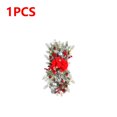 thumbnail image 1 of Corona de Navidad para decoración de escaleras, adornos navideños sin/con luz para puerta de casa, ventana, decoración colgante de pared, 1 of 4