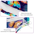 thumbnail image 3 of Flower Butterfly Women's Bikini Set with Detachable Sponge, Adjustable Strap | 2-Pack, Beachwear, Poolside, Swimsuit., 3 of 6