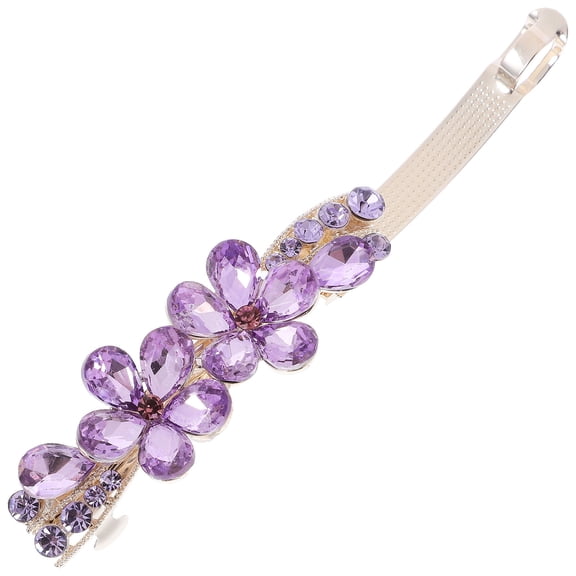 ibasenice Rhinestone Hair Clip Hair Styling for Women on Prom and Various Occasions 1Pcs