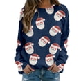 thumbnail image 1 of Kcodviy Veste Athlétique Quotidienne pour Femmes, Manches Longues, Col Rond, Sweat Imprimé, 1 of 5