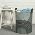 thumbnail image 1 of YFYANG Waterproof Laundry Hamper, Bohemian Style Abstract Rainbow Laundry Basket Oxford Fabric with Handle Foldable, S, 1 of 8