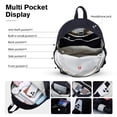 thumbnail image 4 of HuaAngel Water Resistant Backpack with Mulitiple Pockets for School Travel Outdoor College, Lightweight Daypack for Teens with Laptop Compartment, 4 of 7