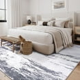 thumbnail image 3 of Lochas Modern Abstract Rugs Fluffy Vintage Area Rug for Living Room Bedroom Carpet Home Decor,8'x10',Gray, 3 of 7