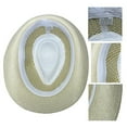 thumbnail image 4 of Unisex Short Brim Fedora - Hats for Men & Women + Panama Hats & Straw Hats, 4 of 6