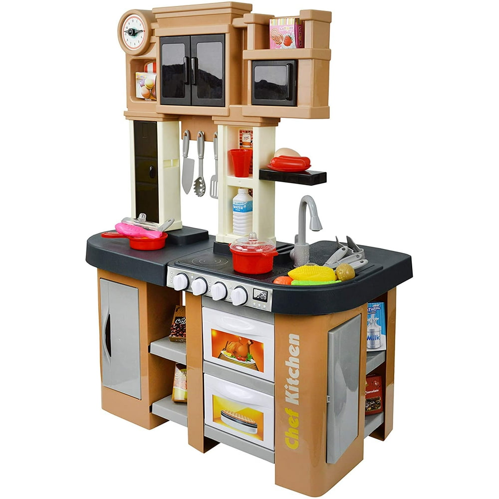 Jimmy's Toys Kitchen Play Set with Realistic Sounds and Water Sink