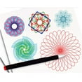 thumbnail image 4 of MesaSe PENGXAING 27pcs Spirographs Drawing Toys Set of Paint Model Geometric Ruler Creatives Educational Toy for Children‘s Gift(Transparent Style), 4 of 7
