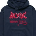 thumbnail image 2 of ACDC - Highway To Hell - Men's Pullover Hooded Fleece Sweatshirt, 2 of 4