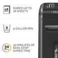 thumbnail image 5 of Fellowes Powershred 99Ci 100% Jam Proof Heavy-Duty Cross-Cut Paper Shredder, 18 Sheet Capacity, 5 of 8
