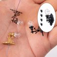 thumbnail image 4 of segolike 5 Pcs 1:87 Appliques Murales Modèle Table de Rail de Sable Train Micro Paysage Noir, 4 of 9