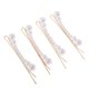 thumbnail image 4 of 4x Pearl Barrette Lovely Hair Clip Hair Peinado Horquillas para el cabello Joyería para el cabello, 4 of 6