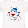 thumbnail image 4 of Inktastic Holiday Snowman Boys or Girls Long Sleeve Baby Bodysuit, 4 of 5