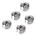 thumbnail image 1 of Sewing Machine Bobbin Cases,5Pcs Metal Embroidery Bobbin Cases  Craft Bobbin Clips For Front Loading For Household Industrial Computer Sewing Machine, 1 of 8