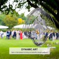 thumbnail image 2 of Decoración de jardín con hilandero de viento colgante cinético, ángel de hilanderos de viento cortado con láser - 3D, regalos de decoración de hilanderos de viento de mandala al aire libre, 2 of 4