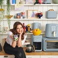 thumbnail image 4 of Beautiful 6-Speed Electric Hand Mixer, Cornflower Blue by Drew Barrymore, 4 of 13