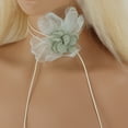 thumbnail image 2 of Unique Bargains 1 Pc Choker Necklace Delicate Flower Bandages Wrap Around Wrist Bracelet Green, 2 of 6