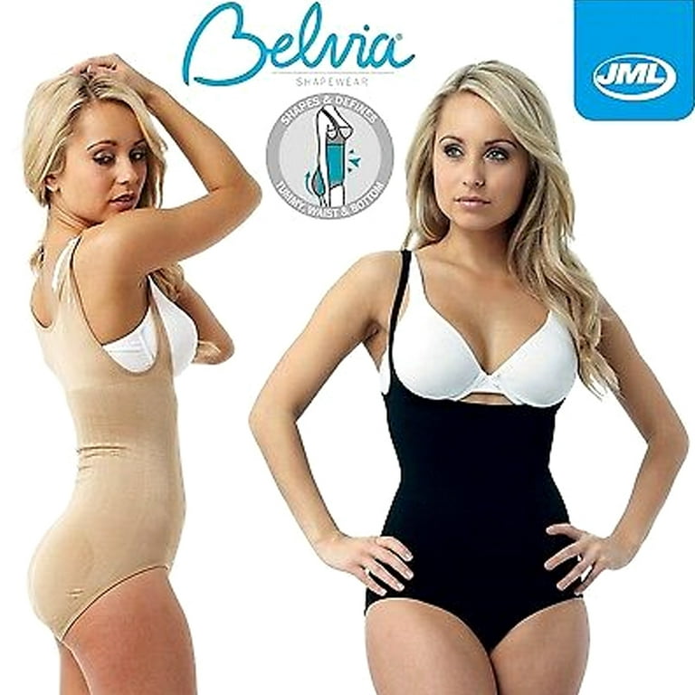 Belvia Shapewear SlimSwim Swimsuit, Turquoise | Instantly Slims & Tones |  Adjustable Straps