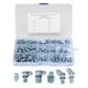 thumbnail image 4 of 80pcs Straight Bend Grease Zerk 1/8in-28 45° Galvanized Blue Zinc Iron Hexagonal Nozzle, 4 of 9