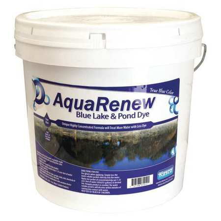 AQUARENEW POND & LAKE DYE ARB20-4 Pond Conditioner,4 oz.,27 Acre