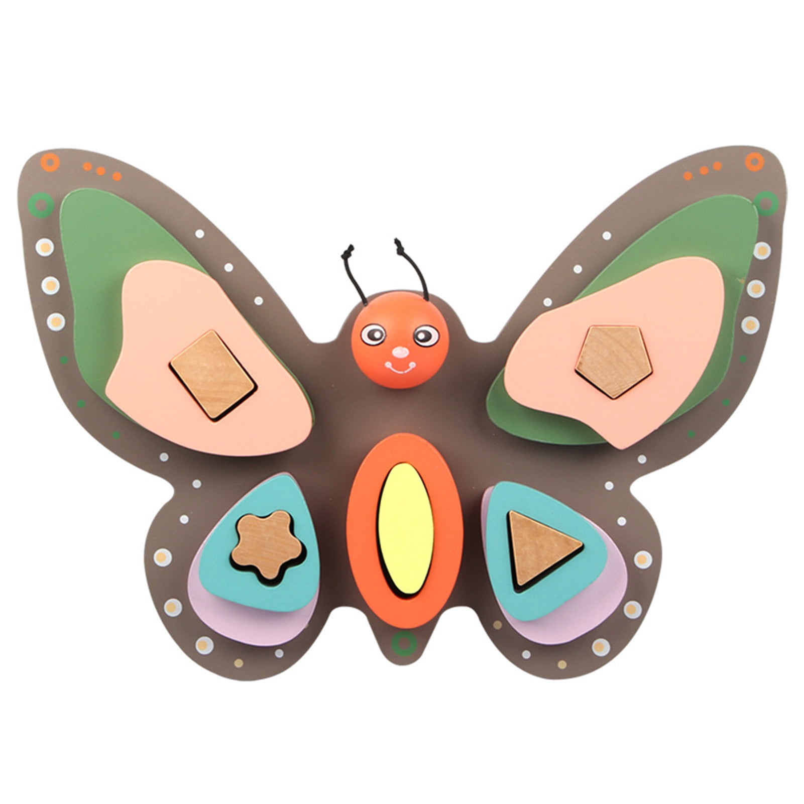 Hemousy Wooden Toys - Butterfly Matching game -kids Wooden Stacking Toys &  Shape Sorting Board Eco-Friendly & Non-Toxic Wooden Toy | Early Childhood  Development Toys for Fine Motor Skills - Walmart.com