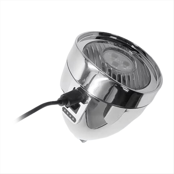 Delantero para Bicicleta Retro Tipo C, Recargable, Clásico, de Montaña, 3 LED, Accesorio para Ciclismo de Carretera.