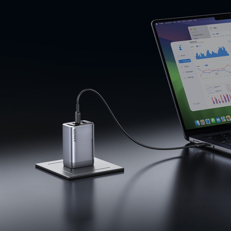 Anker Prime Charger (100W, 3 Ports, GaN) - Walmart.com