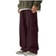 thumbnail image 2 of Ceisia Men's All-Season Outdoor Pants - Sunscreen Solid Gift Color Elastic Waist Drawstring Nylon Spandex Trousers, 2 of 8