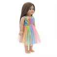 thumbnail image 4 of Doll Dress Colorful Cloth Washable Dress for 18-inch Dress Up Doll Color:Colorful, 4 of 5