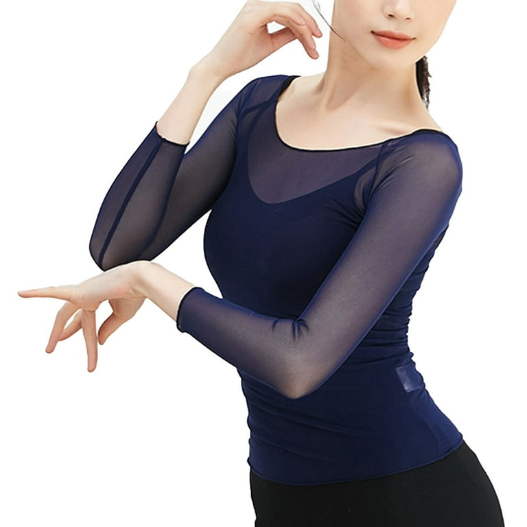 Sheer top yoga top