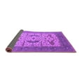 thumbnail image 2 of Ahgly Company Indoor Round Oriental Purple Industrial Area Rugs, 4' Round, 2 of 4