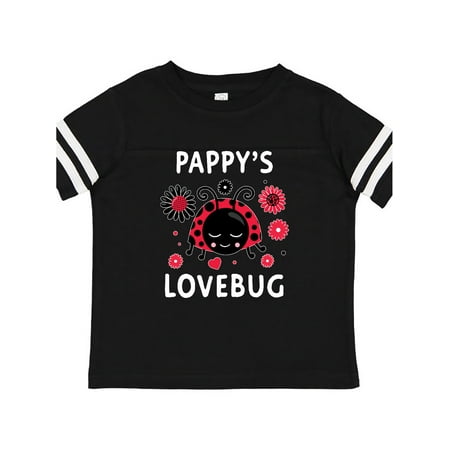 

Inktastic Valentine s Day Pappy s Lovebug Gift Toddler Boy or Toddler Girl T-Shirt